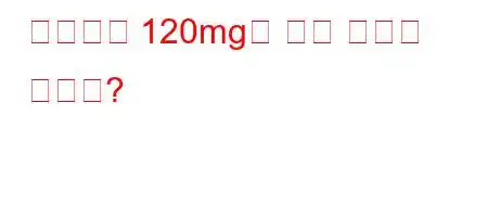 딜티아젬 120mg은 어떤 역할을 하나요?